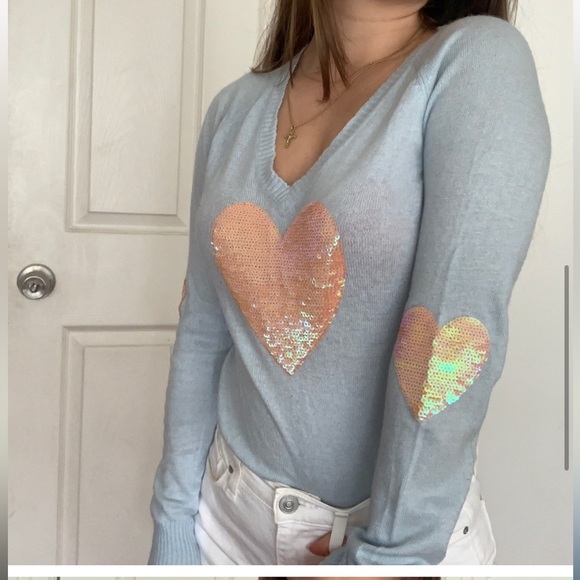 Wildfox White Label Sequin Heart S - Picture 6 of 8